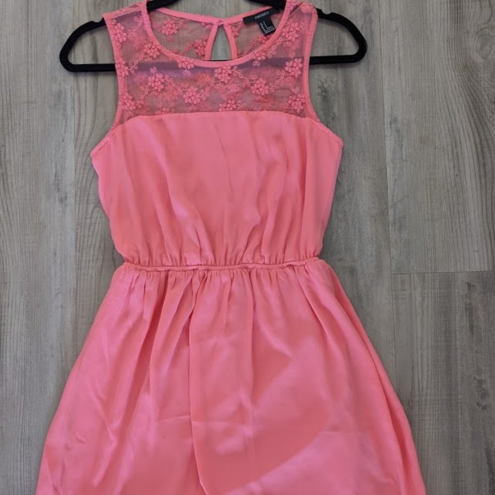 Forever 21 pink dress size small